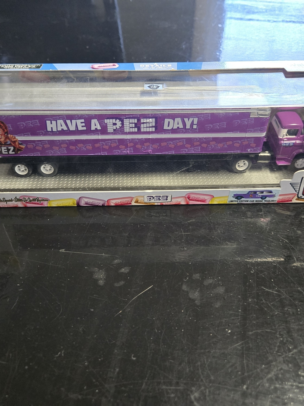 Have A PEZ Day! Purple M2 Toy Truck -